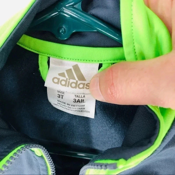 Adidas toddler tricot track jacket - Picture 4 of 6